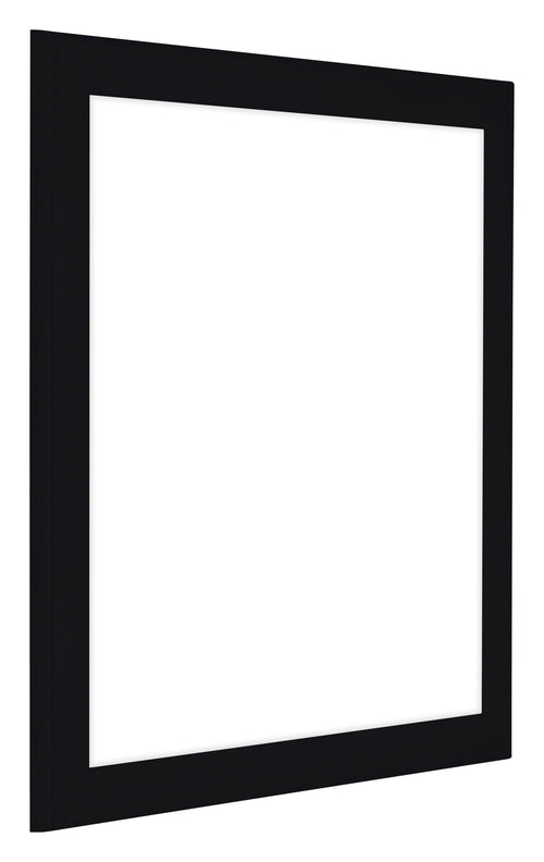 Como MDF Photo Frame 45x45cm Black High Gloss Front Oblique | Yourdecoration.com