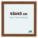 Como MDF Photo Frame 45x45cm Oak Rustic Front Size | Yourdecoration.com