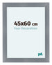 Como MDF Photo Frame 45x60cm Aluminium Brushed Front Size | Yourdecoration.com