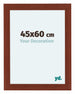 Como MDF Photo Frame 45x60cm Cherry Front Size | Yourdecoration.com