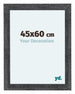 Como MDF Photo Frame 45x60cm Gray Swept Front Size | Yourdecoration.com