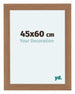 Como MDF Photo Frame 45x60cm Walnut Light Front Size | Yourdecoration.com