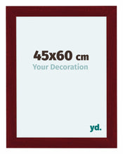 Como MDF Photo Frame 45x60cm Wine Red Swept Front Size | Yourdecoration.com