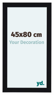 Como MDF Photo Frame 45x80cm Black High Gloss Front Size | Yourdecoration.com