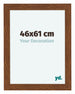 Como MDF Photo Frame 46x61cm Oak Rustic Front Size | Yourdecoration.com