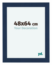 Como MDF Photo Frame 48x64cm Dark Blue Swept Front Size | Yourdecoration.com