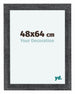 Como MDF Photo Frame 48x64cm Gray Swept Front Size | Yourdecoration.com