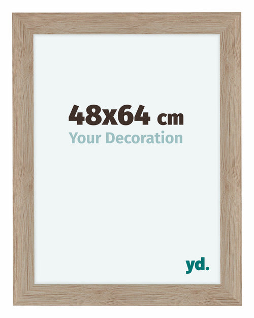 Como MDF Photo Frame 48x64cm Oak Light Front Size | Yourdecoration.com