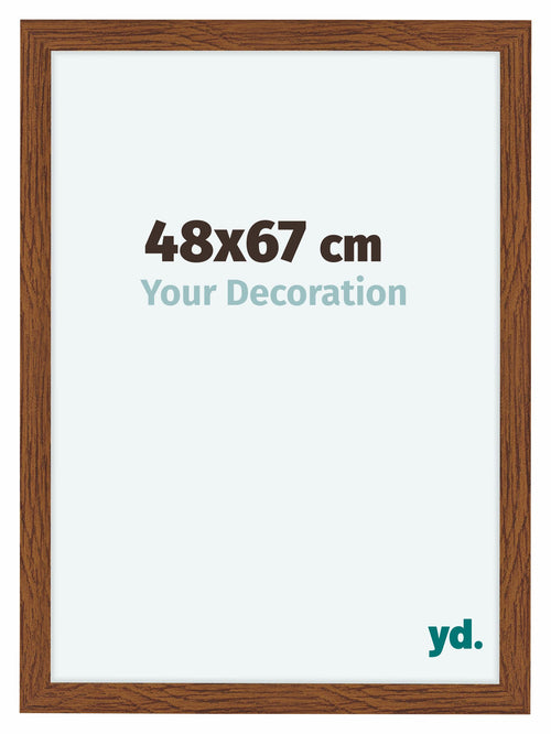 Como MDF Photo Frame 48x67cm Oak Rustic Front Size | Yourdecoration.com