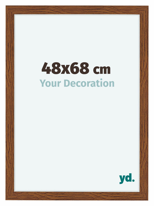 Como MDF Photo Frame 48x68cm Oak Rustic Front Size | Yourdecoration.com