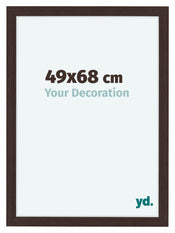 Como MDF Photo Frame 49x68cm Oak Dark Front Size | Yourdecoration.com