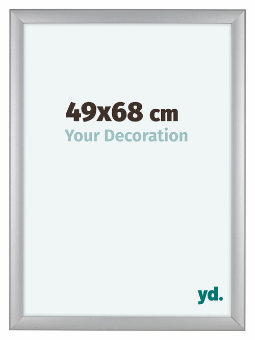 Como MDF Photo Frame 49x68cm Silver Matte Front Size | Yourdecoration.com