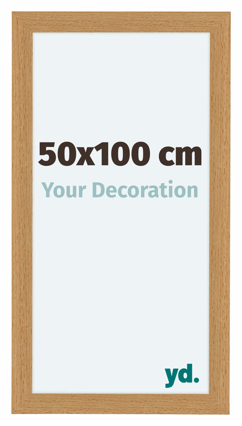 Como MDF Photo Frame 50x100cm Beech Front Size | Yourdecoration.com