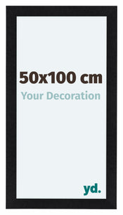 Como MDF Photo Frame 50x100cm Black Matte Front Size | Yourdecoration.com