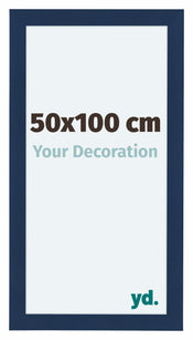 Como MDF Photo Frame 50x100cm Dark Blue Swept Front Size | Yourdecoration.com