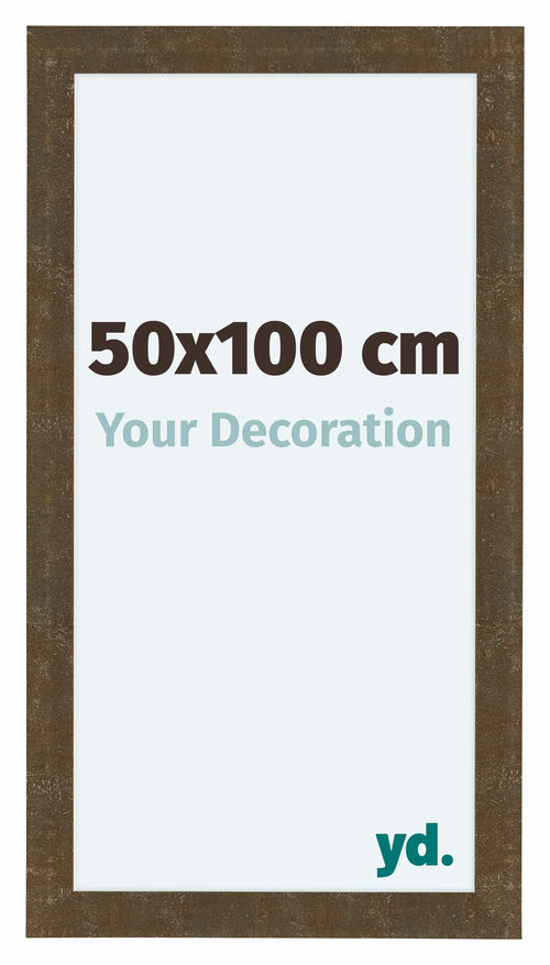 Como MDF Photo Frame 50x100cm Gold Antique Front Size | Yourdecoration.com