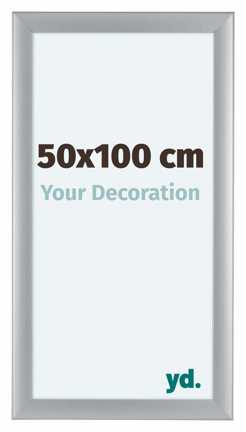 Como MDF Photo Frame 50x100cm Silver Matte Front Size | Yourdecoration.com