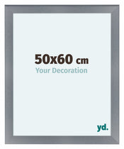 Como MDF Photo Frame 50x60cm Aluminium Brushed Front Size | Yourdecoration.com