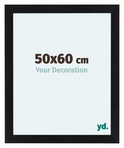 Como MDF Photo Frame 50x60cm Black Matte Front Size | Yourdecoration.com