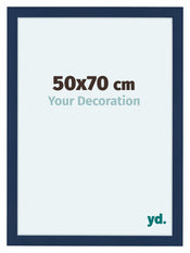 Como MDF Photo Frame 50x70cm Dark Blue Swept Front Size | Yourdecoration.com