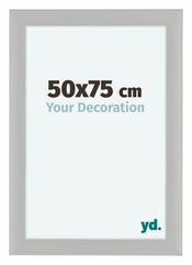 Como MDF Photo Frame 50x75cm White Woodgrain Front Size | Yourdecoration.com