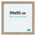 Como MDF Photo Frame 55x55cm Oak Light Front Size | Yourdecoration.com