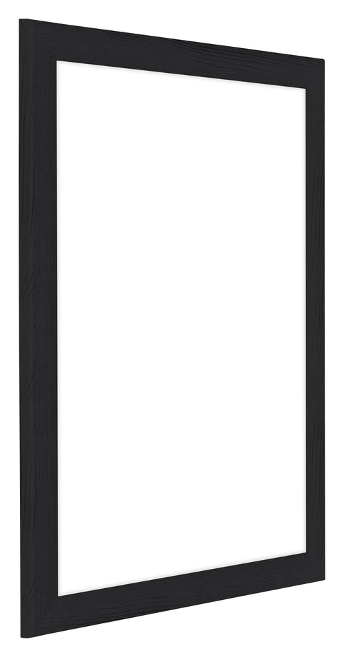 Como MDF Photo Frame 55x65cm Black Woodgrain Front Oblique | Yourdecoration.com