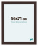 Como MDF Photo Frame 56x71cm Oak Dark Front Size | Yourdecoration.com