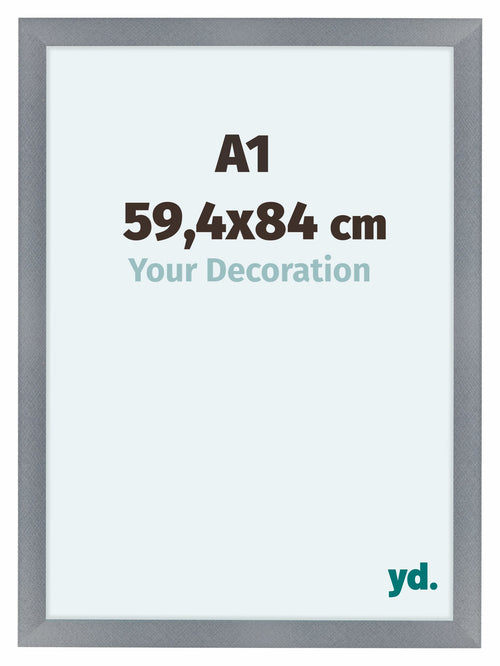 Como MDF Photo Frame 59 4x84cm A1 Aluminium Brushed Front Size | Yourdecoration.com