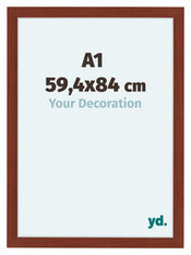 Como MDF Photo Frame 59 4x84cm A1 Cherry Front Size | Yourdecoration.com