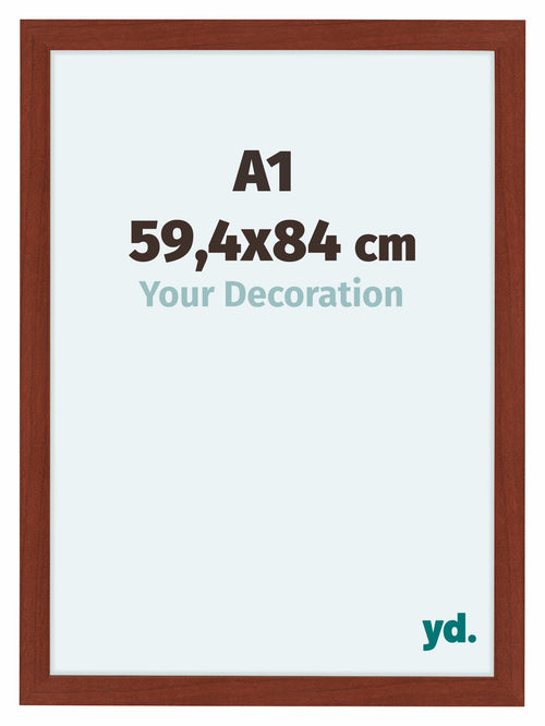 Como MDF Photo Frame 59 4x84cm A1 Cherry Front Size | Yourdecoration.com