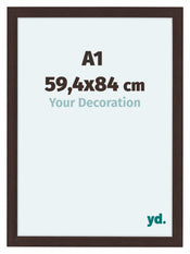 Como MDF Photo Frame 59 4x84cm A1 Oak Dark Front Size | Yourdecoration.com