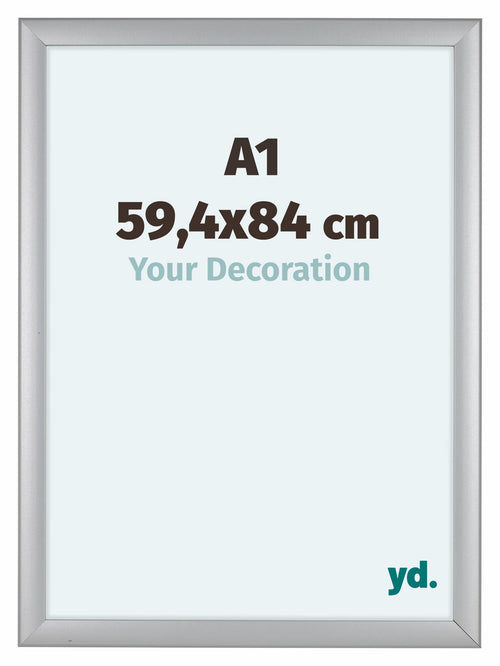 Como MDF Photo Frame 59 4x84cm A1 Silver Matte Front Size | Yourdecoration.com