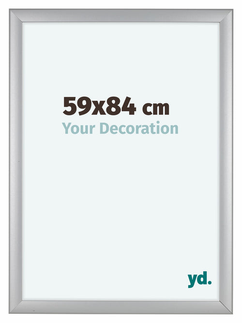 Como MDF Photo Frame 59x84cm Silver Matte Front Size | Yourdecoration.com