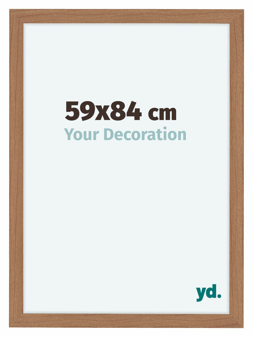 Como MDF Photo Frame 59x84cm Walnut Light Front Size | Yourdecoration.com