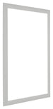 Como MDF Photo Frame 59x84cm White Woodgrain Front Oblique | Yourdecoration.com