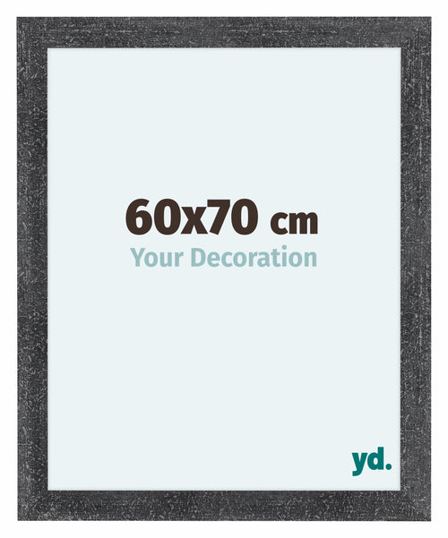 Como MDF Photo Frame 60x70cm Gray Swept Front Size | Yourdecoration.com