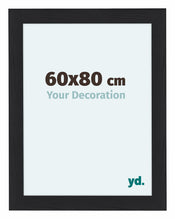 Como MDF Photo Frame 60x80cm Black Woodgrain Front Size | Yourdecoration.com