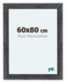 Como MDF Photo Frame 60x80cm Gray Swept Front Size | Yourdecoration.com