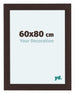 Como MDF Photo Frame 60x80cm Oak Dark Front Size | Yourdecoration.com