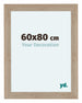 Como MDF Photo Frame 60x80cm Oak Light Front Size | Yourdecoration.com