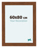 Como MDF Photo Frame 60x80cm Oak Rustic Front Size | Yourdecoration.com