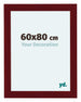 Como MDF Photo Frame 60x80cm Wine Red Swept Front Size | Yourdecoration.com