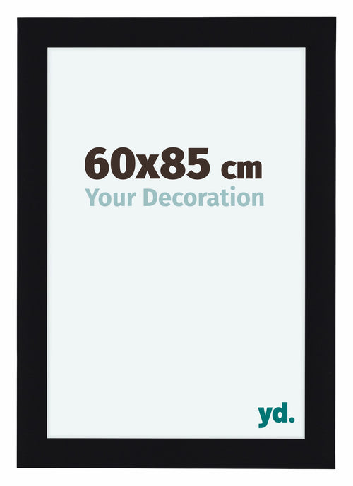 Como MDF Photo Frame 60x85cm Black High Gloss Front Size | Yourdecoration.com