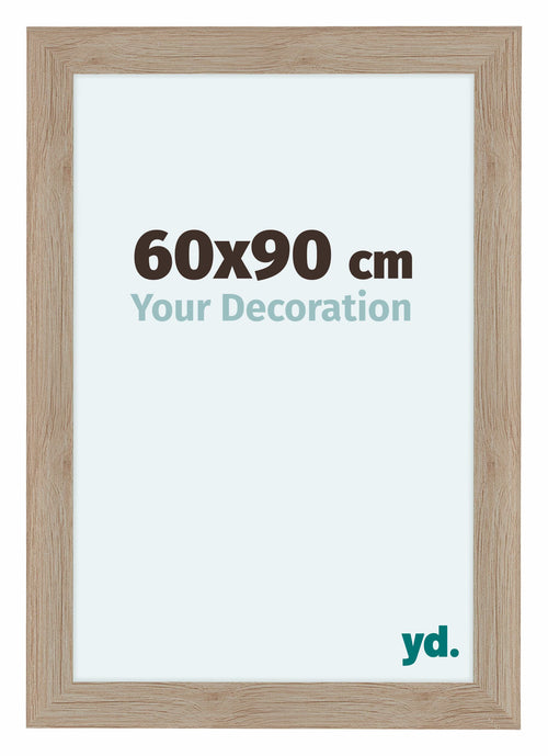 Como MDF Photo Frame 60x90cm Oak Light Front Size | Yourdecoration.com