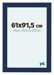 Como MDF Photo Frame 61x91 5cm Dark Blue Swept Front Size | Yourdecoration.com