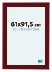Como MDF Photo Frame 61x91 5cm Wine Red Swept Front Size | Yourdecoration.com