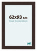 Como MDF Photo Frame 62x93cm Oak Dark Front Size | Yourdecoration.com