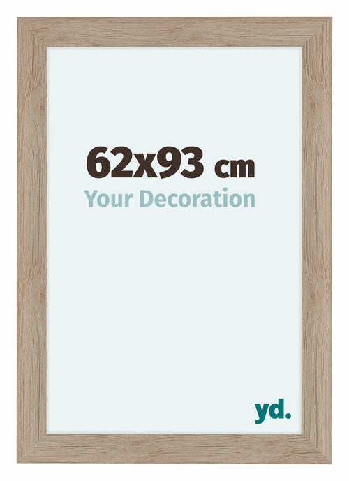 Como MDF Photo Frame 62x93cm Oak Light Front Size | Yourdecoration.com