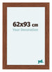 Como MDF Photo Frame 62x93cm Walnut Front Size | Yourdecoration.com